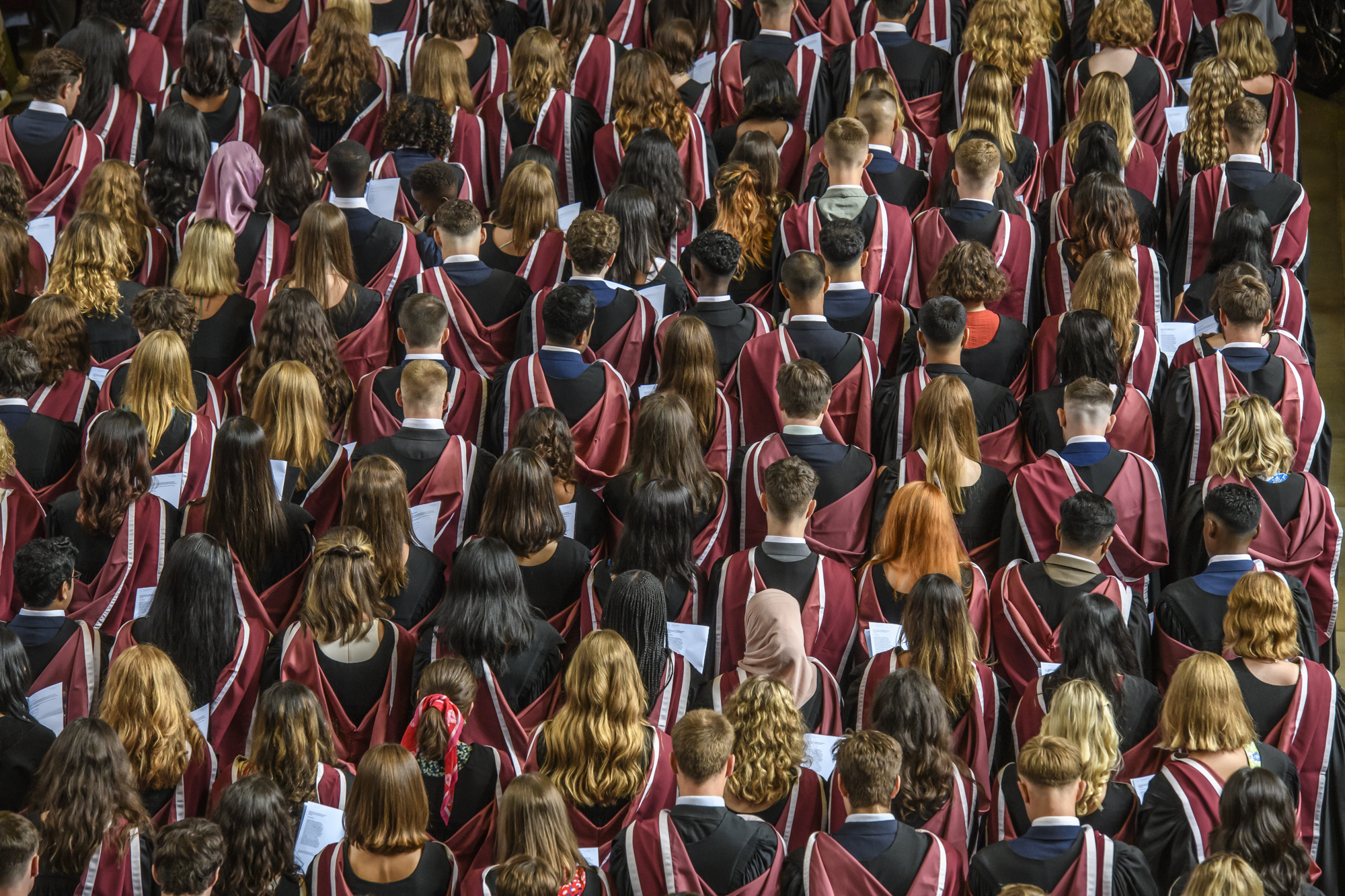 Medical students just before officially graduating